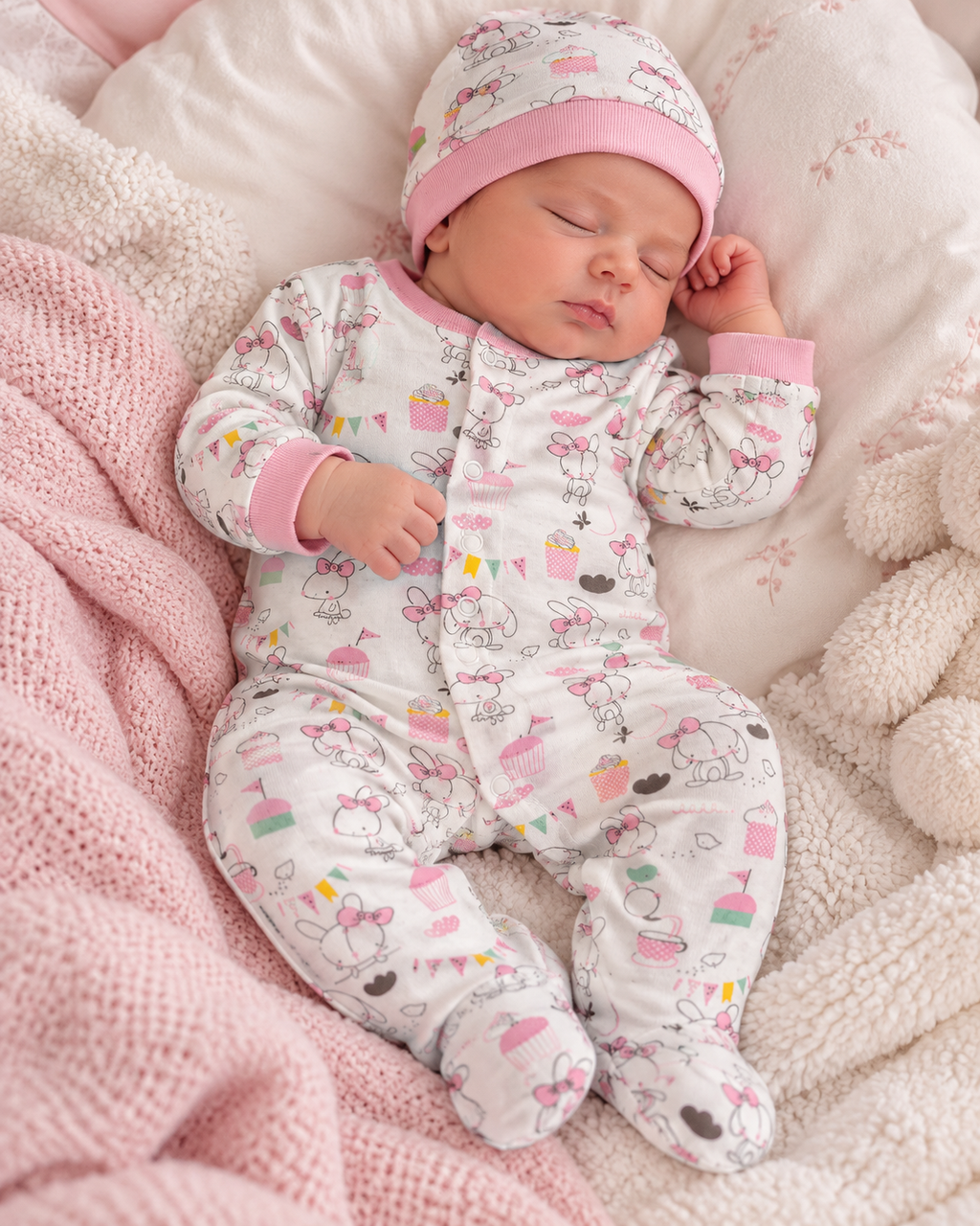 Set X5 piezas Talla 0/3M 3/6M 6/9M