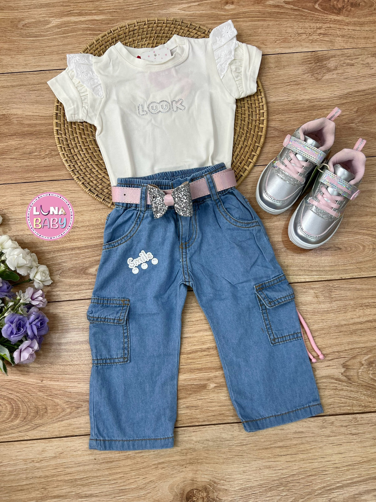 Conjunto tipo Jean Talla 6/12M