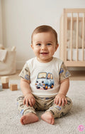 Pijama de Carritos Talla 6/9M, 12/18M