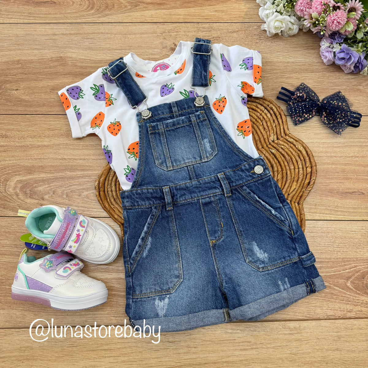 Conjunto Overol de Jean Talla 5T