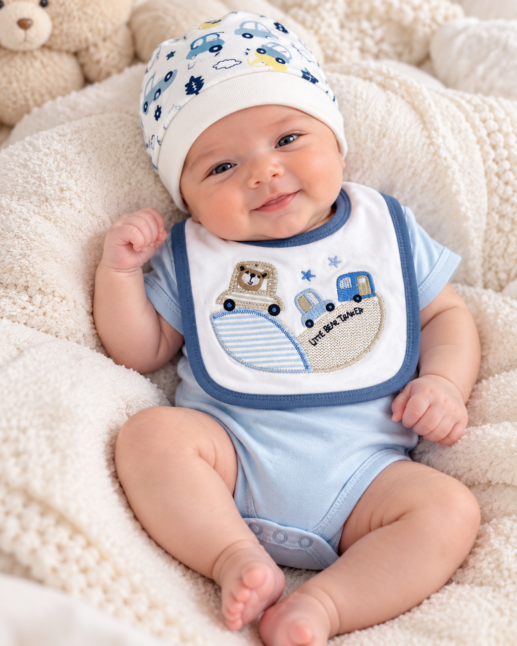 Set x5 piezas Tallas 0/3M 3/6M 6/9M