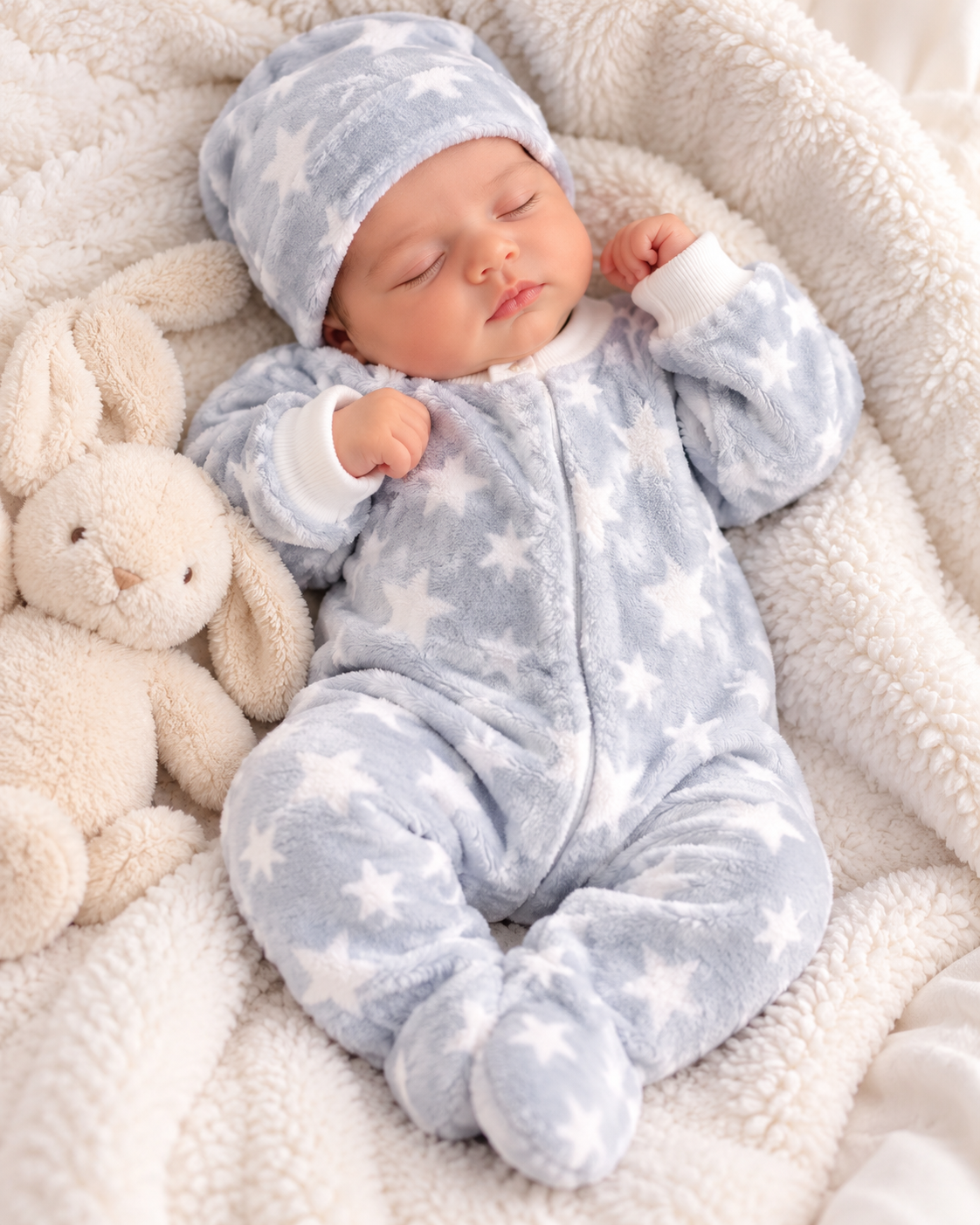 Pijama con Gorro talla 0M
