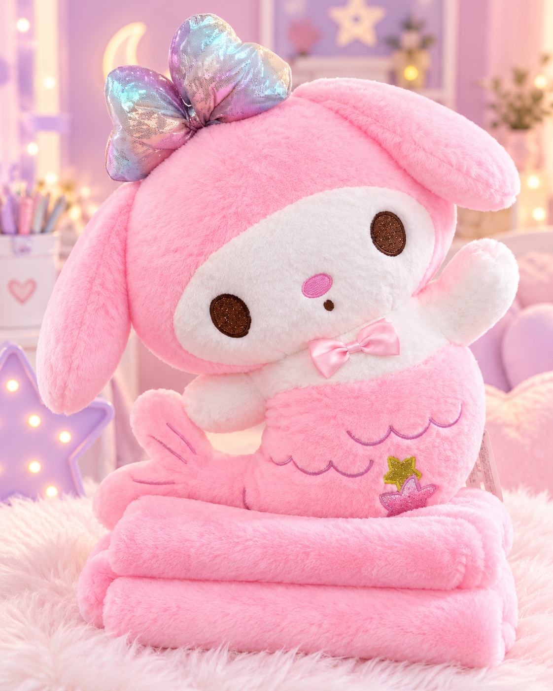 Peluche Kuromi+Cobija
