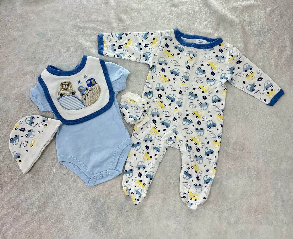 Set x5 piezas Tallas 0/3M 3/6M 6/9M