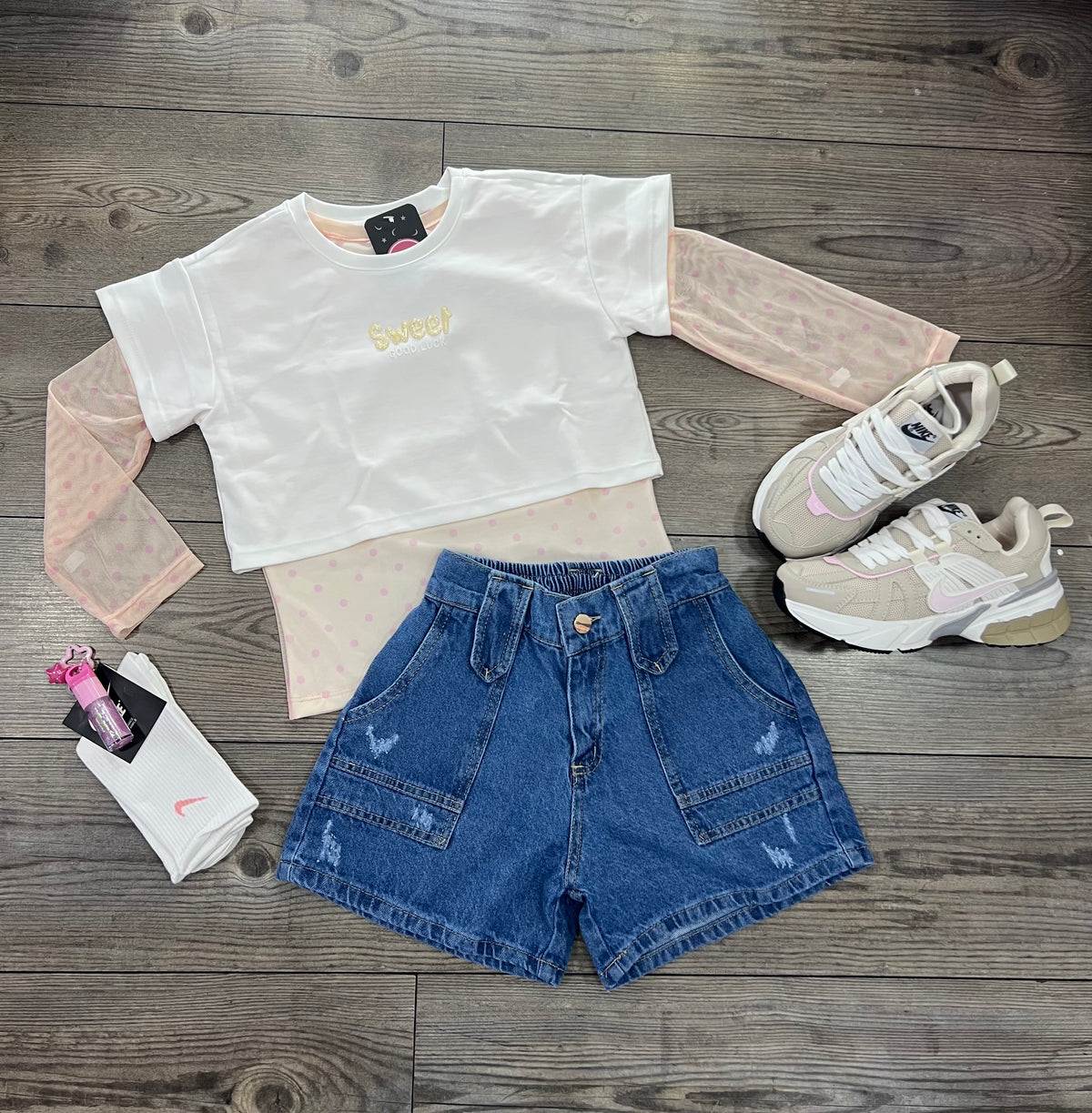 Set x3 piezas de short